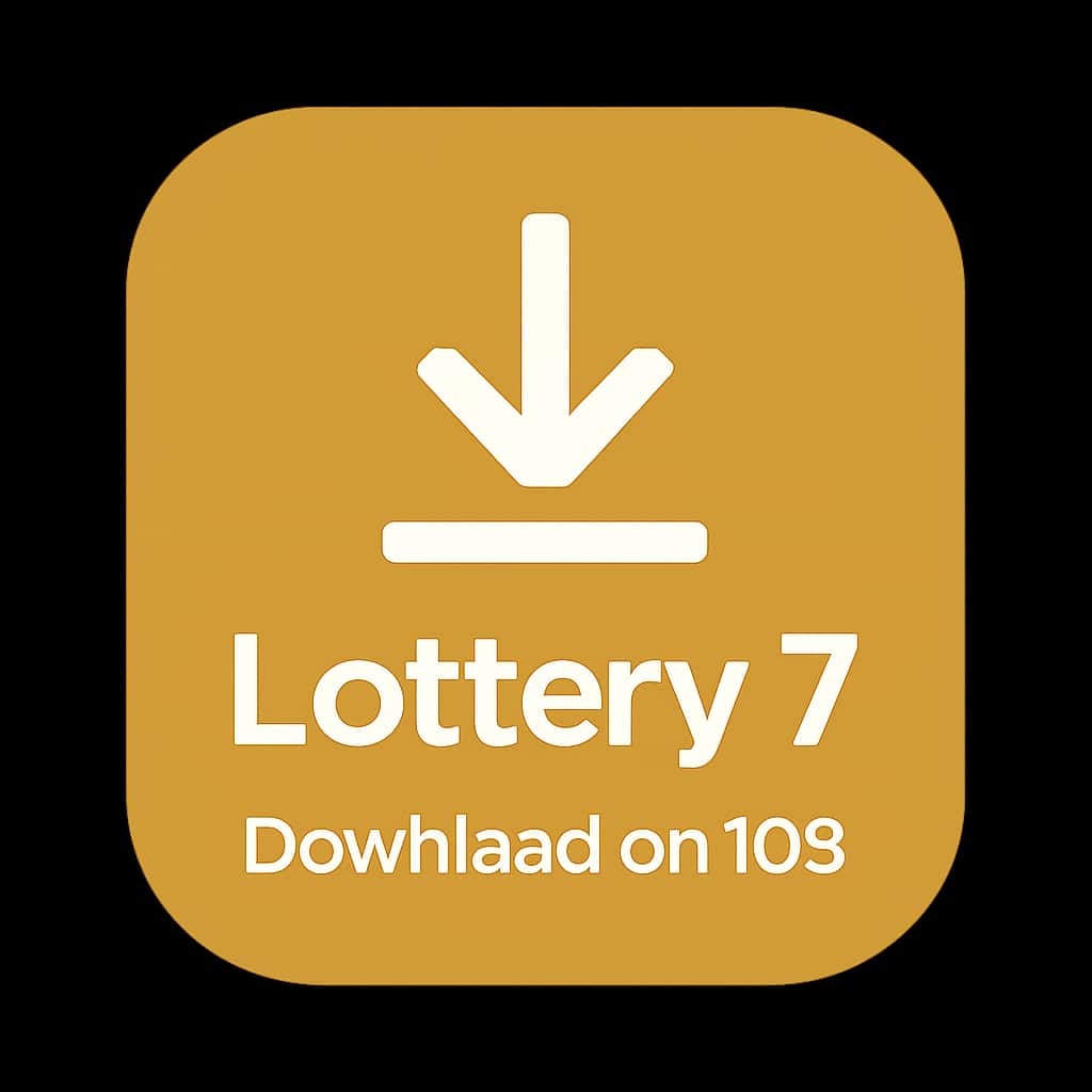 Icon representing the guide for downloading Lottery 7 on iOS.
