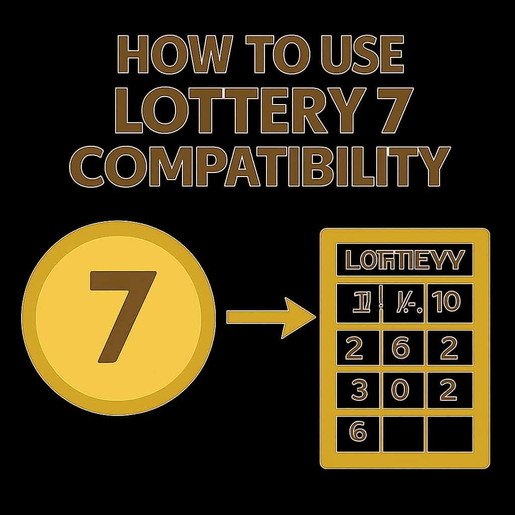 Illustration explaining Lottery 7 Compatibility.