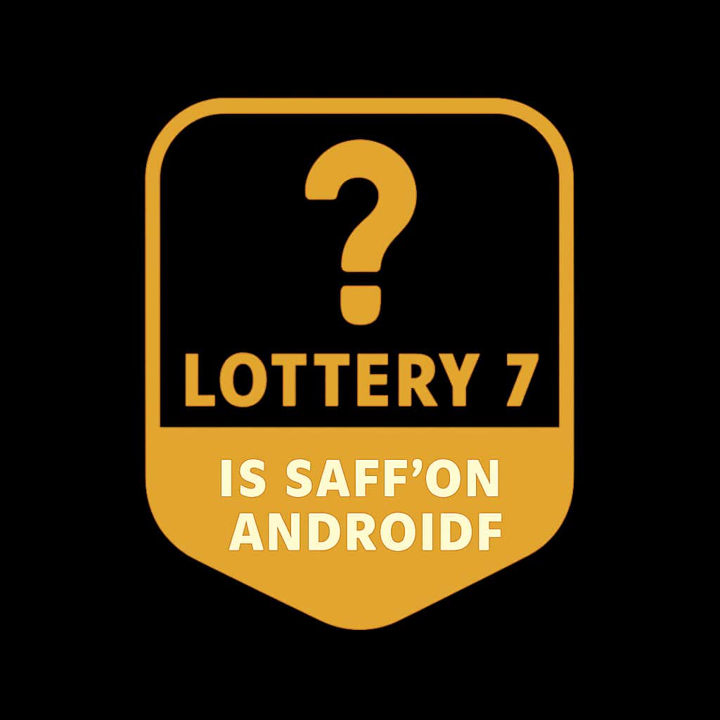 Icon indicating the safety of Lottery 7 app on Android.