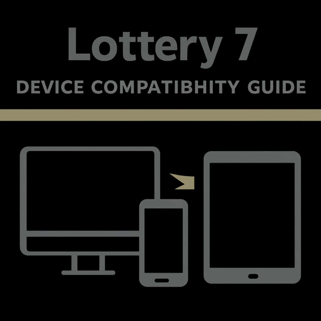 An educational diagram related to Lottery 7 Device Compatibility.