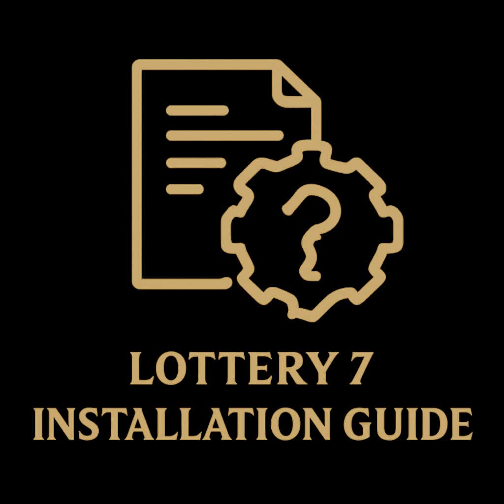Icon representing Lottery 7 Installation Guide.