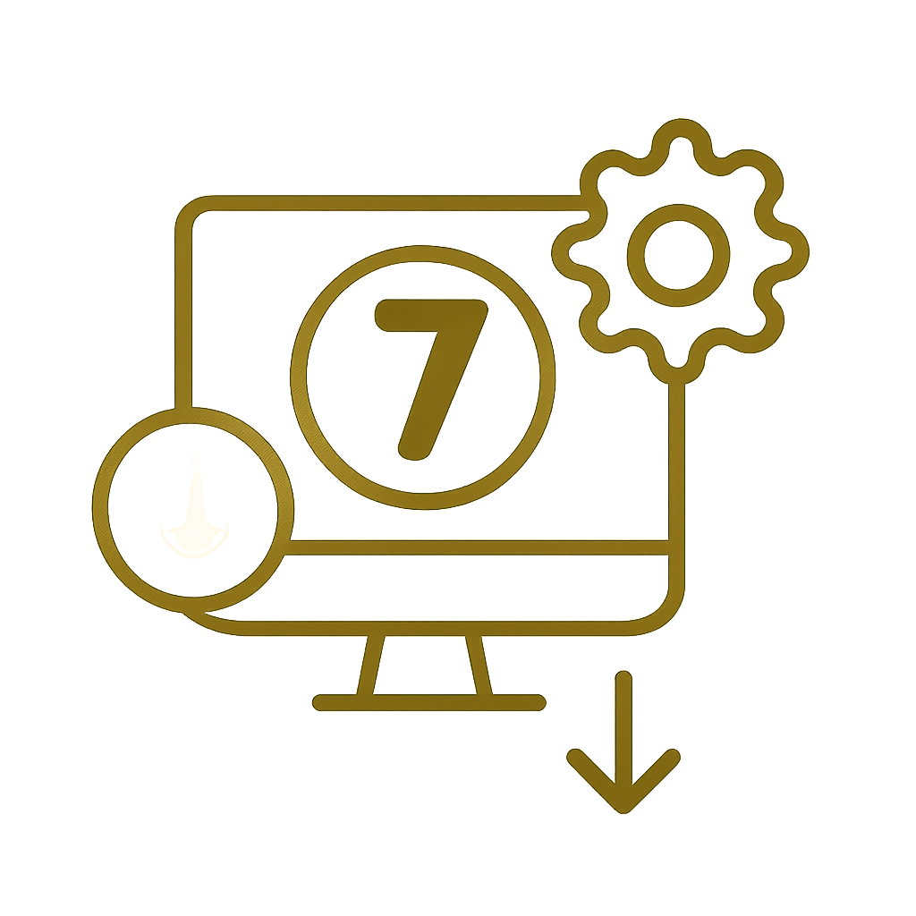 Diagram illustrating security measures for Lottery 7.