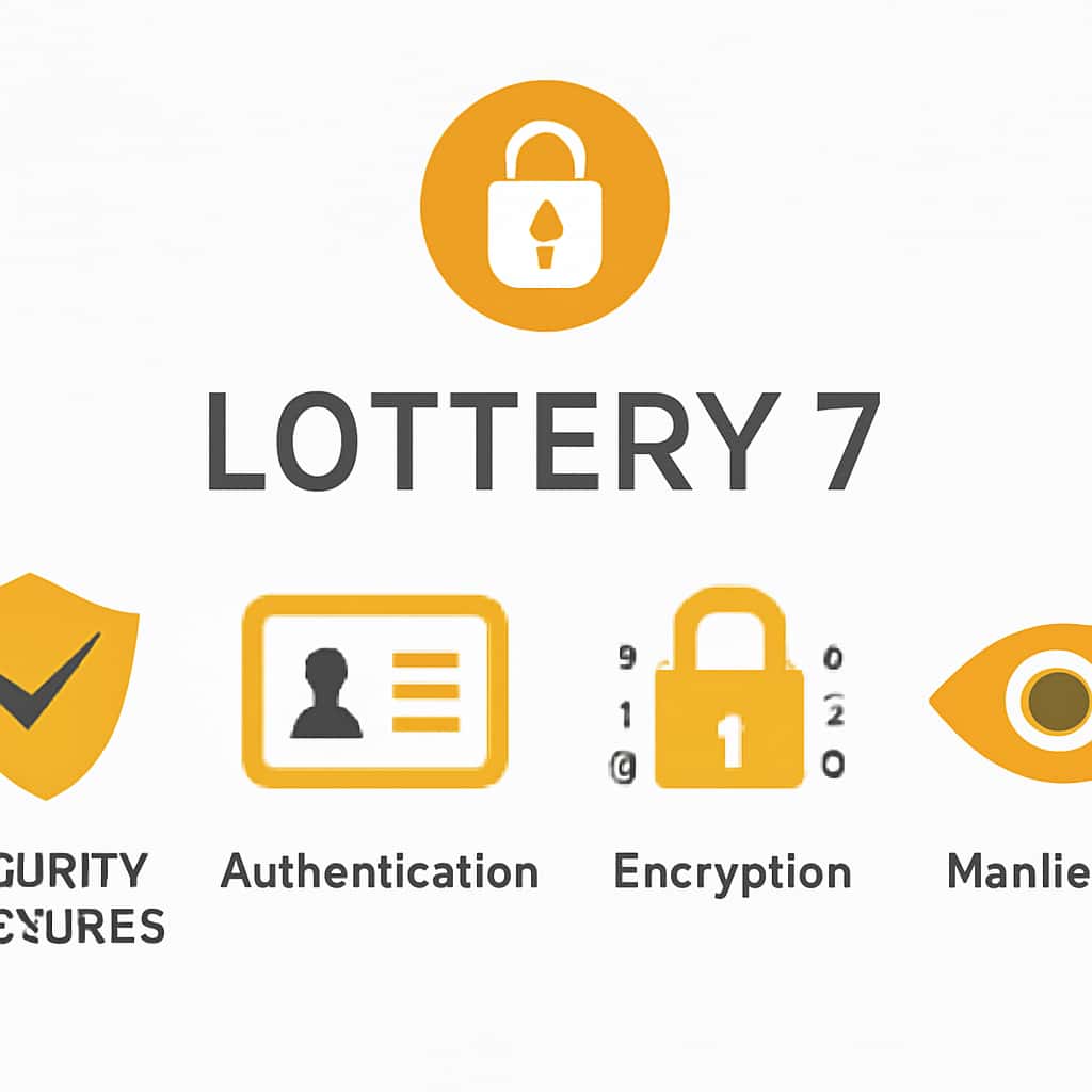 Diagram illustrating security measures for Lottery 7.