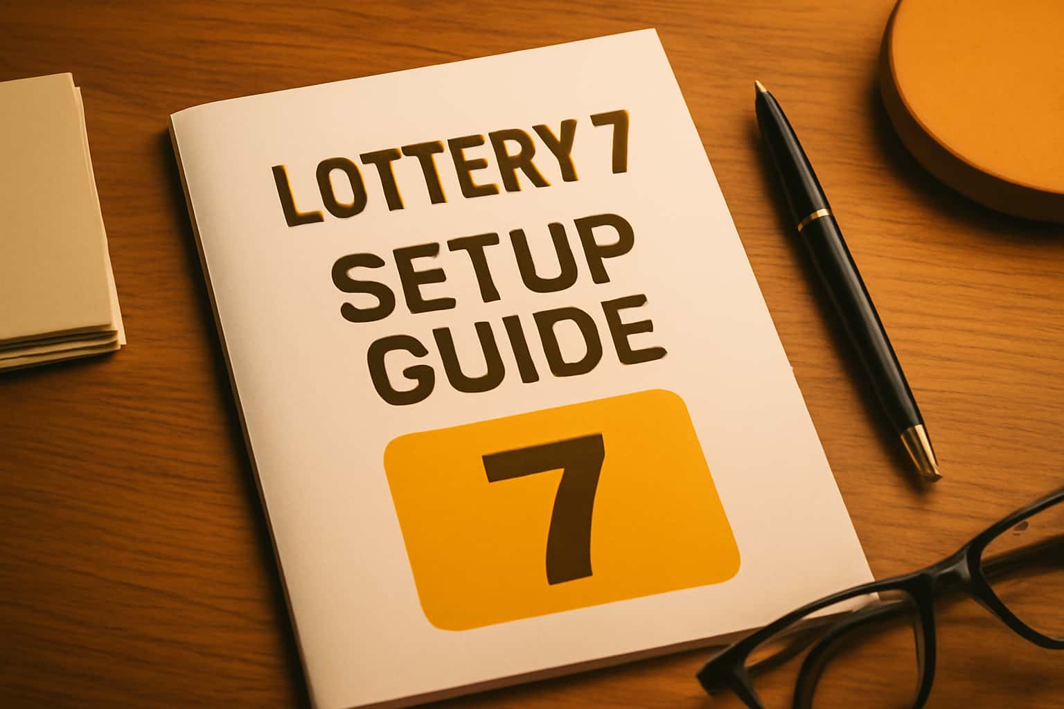 Informational visual representation of Lottery 7 Setup Guide