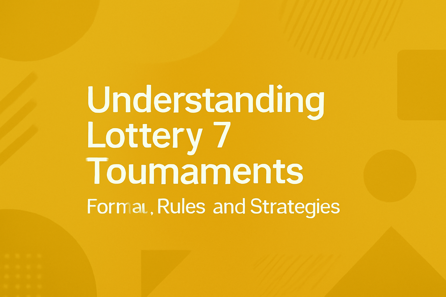 An informational scene showcasing Lottery 7 Frequently Asked Questions with a sleek design.