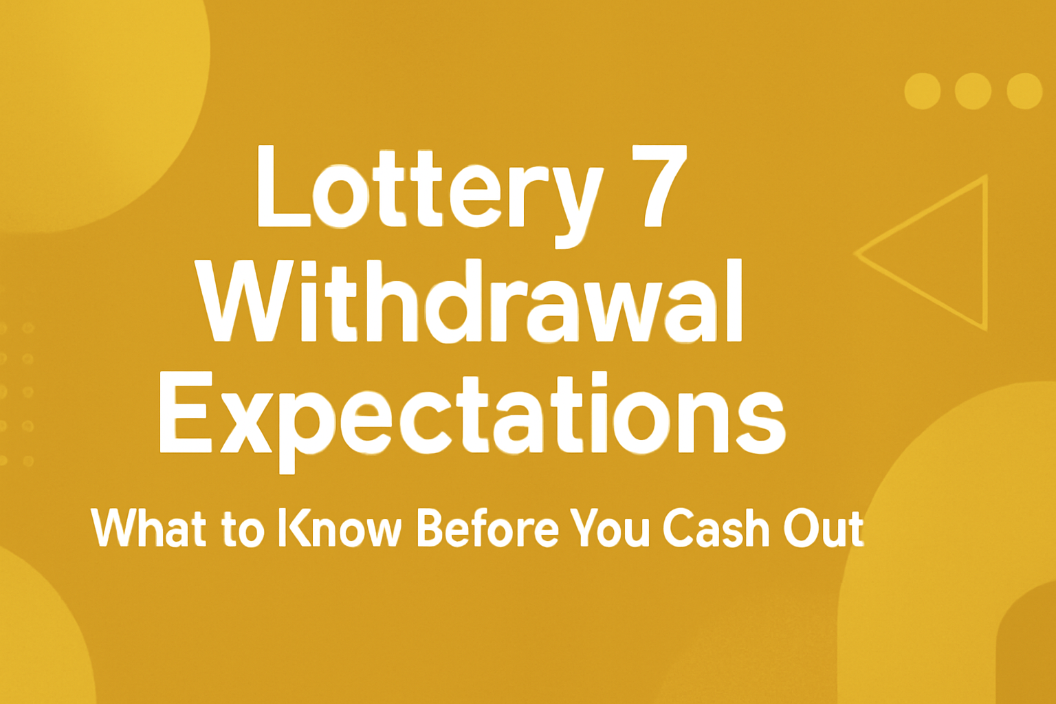 Informational scene about Lottery 7 APK Size with clear text.