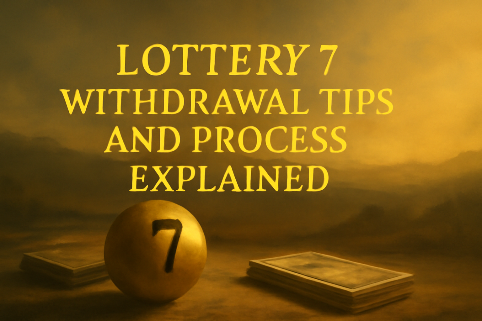 Visual representation of the process for installing Lottery 7 on an Android device.