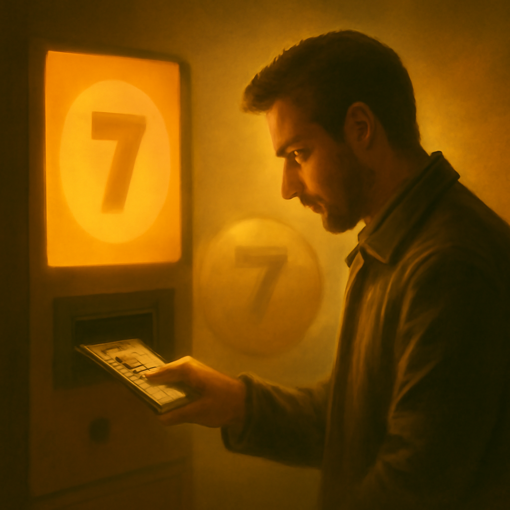 Icon symbolizing the installation of Lottery 7 on Android.