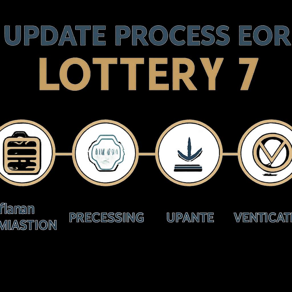 Diagram illustrating the steps for updating Lottery 7